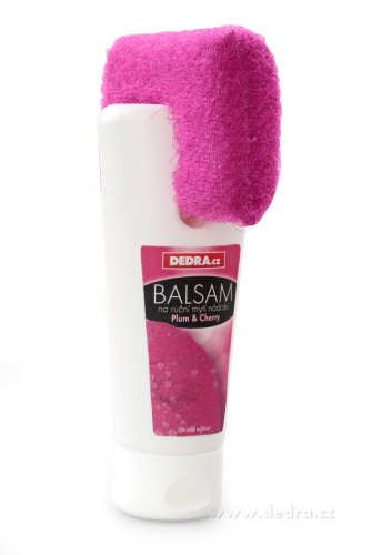 BALSAM 2in1 na ručné umývanie riadu + drôtenka SOFT-CLEAN Plum & Cherry