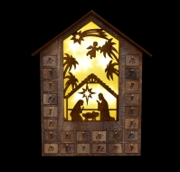 DREVENÝ adventný kalendár DREVENÝ adventný kalendár