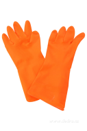 OCHRANNÉ gumené rukavice oranžové OCHRANNÉ gumené rukavice oranžové