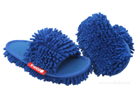 SAMOCHODKY upratovacie papuče modré veľkosť 41 - 45