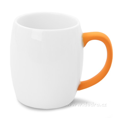 HRNČEK s uchom 300 ml oranžový