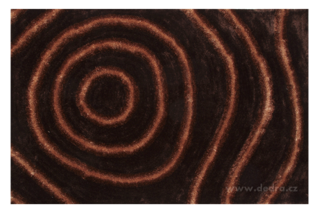 SHARON 3D koberec čokoládový 140 x 200 cm