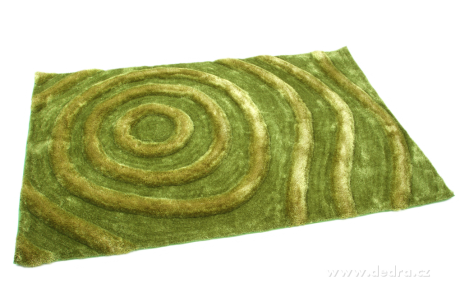 SHARON 3D koberec zelený 160 x 230 cm