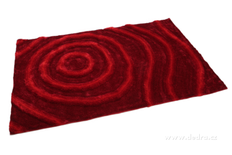 SHARON 3D koberec bordový 200 x 300 cm