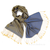 METALICKÝ pléd žlto - modrý METALICKÝ pléd žlto - modrý