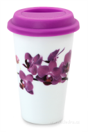 TERMO HRNČEK s motívom orchideí TERMO HRNČEK s motívom orchideí