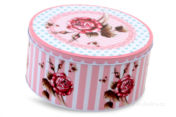ROSE & BUTTERFLY guľatá dóza priemer 17 cm ROSE & BUTTERFLY guľatá dóza priemer 17 cm