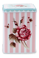 ROSE & BUTTERFLY hranatá dóza výška 14,5 cm ROSE & BUTTERFLY hranatá dóza výška 14,5 cm