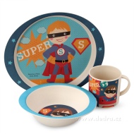 SUPER BOY jedálenská sada pre deti SUPER BOY jedálenská sada pre deti