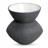 STONE CERAMICS váza antracitová STONE CERAMICS váza antracitová