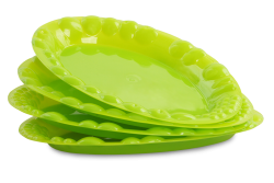 PLASTOVÝ tanier zelený sada PLASTOVÝ tanier zelený sada