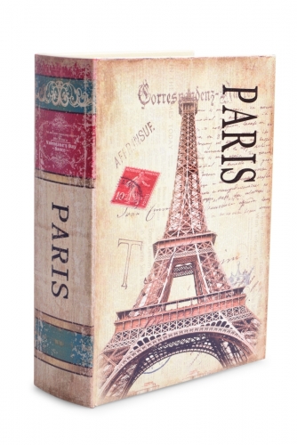 PARIS dekoratívna kniha výška 19 cm
