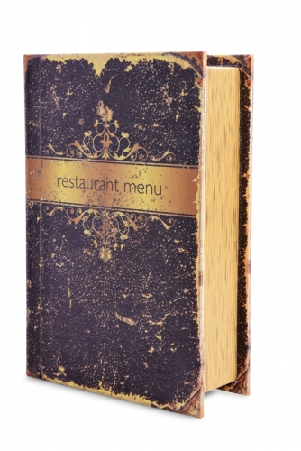 RESTAURANT menu dekoratívna kazeta malá