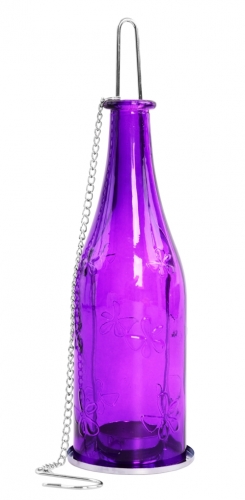 ZÁVESNÁ fľaša fialová 