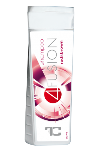 4 FUSION SHAMPOO red & brown