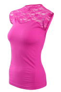 VIRGINIE tielko s čipkou fuchsiové VIRGINIE tielko s čipkou fuchsiové