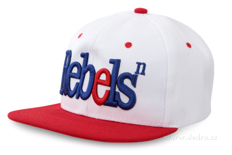 REBELS šiltovka bielo - modro - červená
