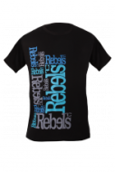 REBELS pánske tričko čierne REBELS pánske tričko čierne