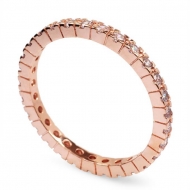 PRSTEŇ so zirkónmi rosé PRSTEŇ so zirkónmi rosé