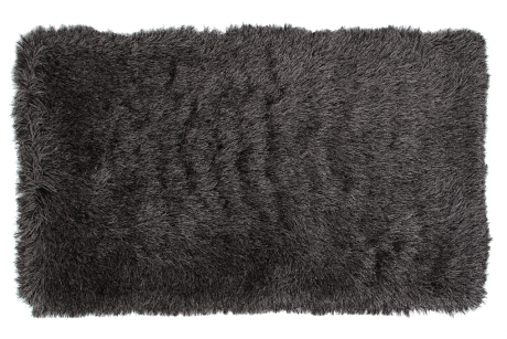 LONGHAIR koberec šedo - čierny 80 x 150 cm