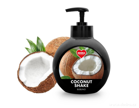 BUBLINO přírodní šetrné zvláčňující mýdlo s glycerinem a aloe vera, COCONUT SHAKE 