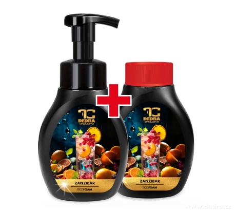ZANZIBAR | šetrné pěnové mýdlo na ruce & tělo | 2×300 ml | výhodná sada 2 ks 