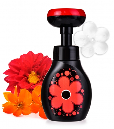 Penové mydlo na ruky aj telo s veselým napeňovačom - kvetinová vôňa DAISY FLOWER