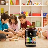 VITA GUMMIES KIDS | Multivitaminoví želé medvídci pro děti | imunita, růst & energie | jablečná příchuť žvýkačky | 60 ks 