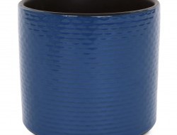 KERAMICKÁ váza tmavo - modrá