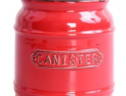 CANISTER dóza bordová