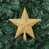 HVIEZDA špic na vianočný stromček zlatá
