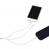 USB KÁBEL s tromi koncovkami biely