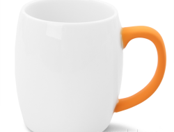 HRNČEK s uchom 300 ml oranžový