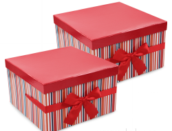 ÚLOŽNÝ box červený sada