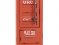 CONTAINER skrinka oranžová