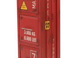 CONTAINER komoda červená