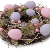 VENIEC s vajíčkami fialovo - ružový