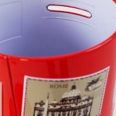 KOVOVÁ pokladnička alebo dóza