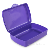 BOX na desiatu tmavo - fialový