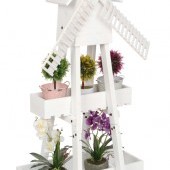 VETERNÝ mlyn stojan na kvety