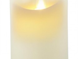 LED dancing candle krémová