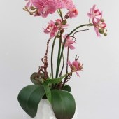SKLENENÁ váza biela výška 12,5 cm