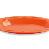 PLASTOVÝ tanier oranžový sada
