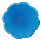 XL MISA v tvare kvetu modrá