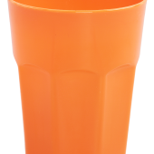 PLASTOVÝ pohár oranžový sada