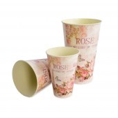 ROSE kovová váza