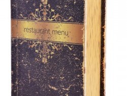 RESTAURANT MENU dekoratívna kniha výška 32 cm