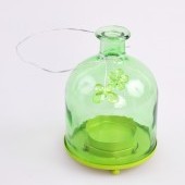 SVIETNIK v tvare fľaše zelený 