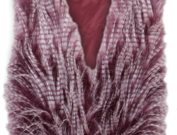 MAUREEN kožušinová vesta fialová