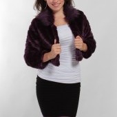 MOSELLE kabátik fialový 